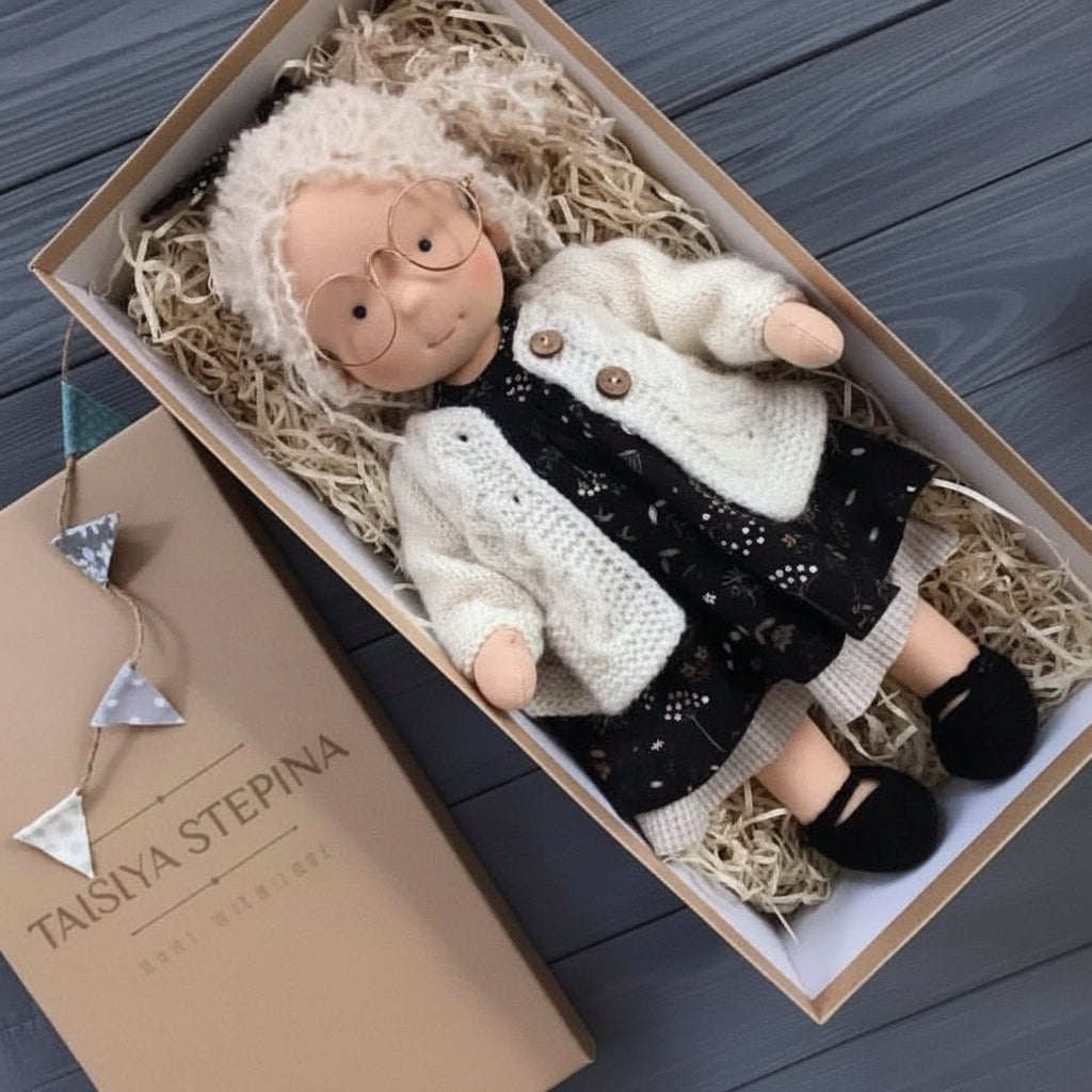 Handmade Cotton Waldorf-Style Doll – Soft Imaginative Play Toy – image 17