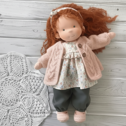 Handmade Cotton Waldorf-Style Doll – Soft Imaginative Play Toy – image 22