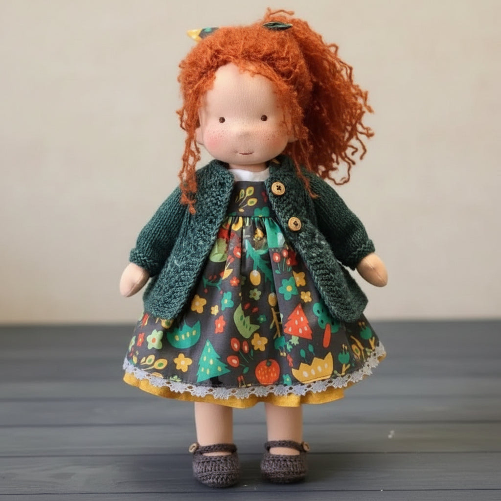 Handmade Cotton Waldorf-Style Doll – Soft Imaginative Play Toy – image 30