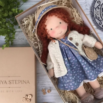 Handmade Cotton Waldorf-Style Doll – Soft Imaginative Play Toy – image 32
