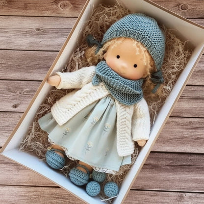 Handmade Cotton Waldorf-Style Doll – Soft Imaginative Play Toy – image 35