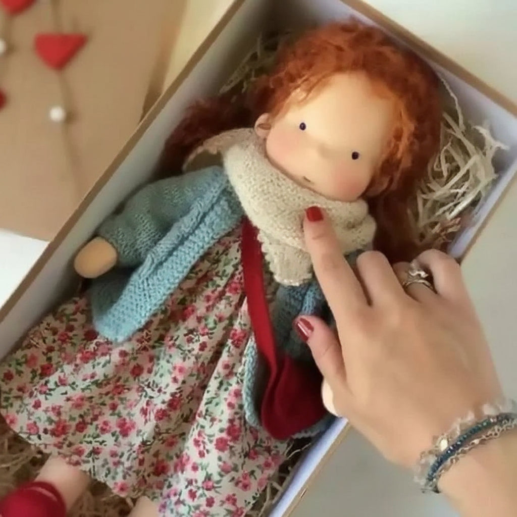 Handmade Cotton Waldorf-Style Doll – Soft Imaginative Play Toy – image 36
