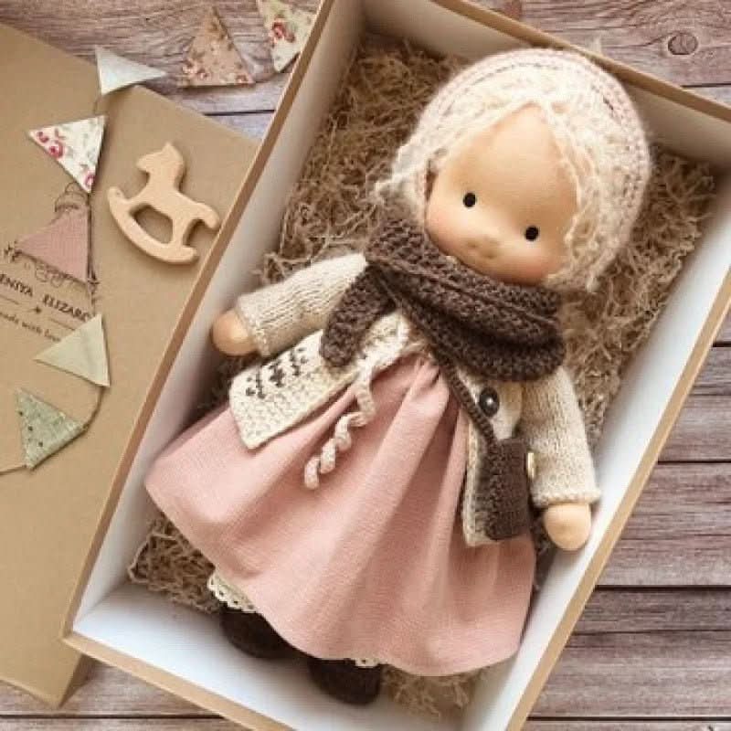 Handmade Cotton Waldorf-Style Doll – Soft Imaginative Play Toy – image 38