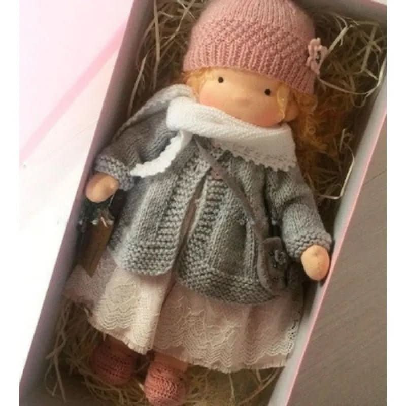 Handmade Cotton Waldorf-Style Doll – Soft Imaginative Play Toy – image 8