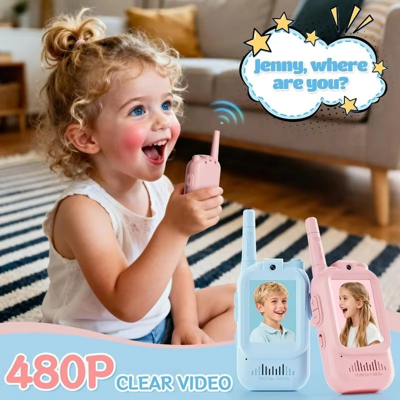Video Walkie-Talkie for Kids with Live Video and Voice Transmission