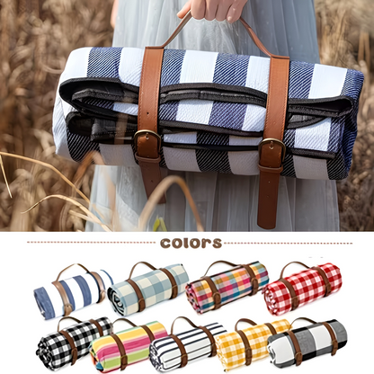 Waterproof Picnic Blanket with Carry Handle – Foldable