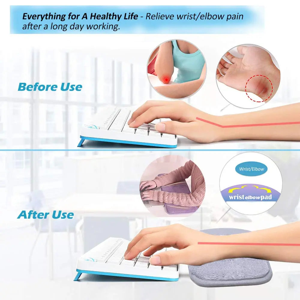 Memory Foam Elbow Pad for Desks