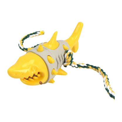 Shark Dog Chew Toy Durable Teeth Cleaning Toy
