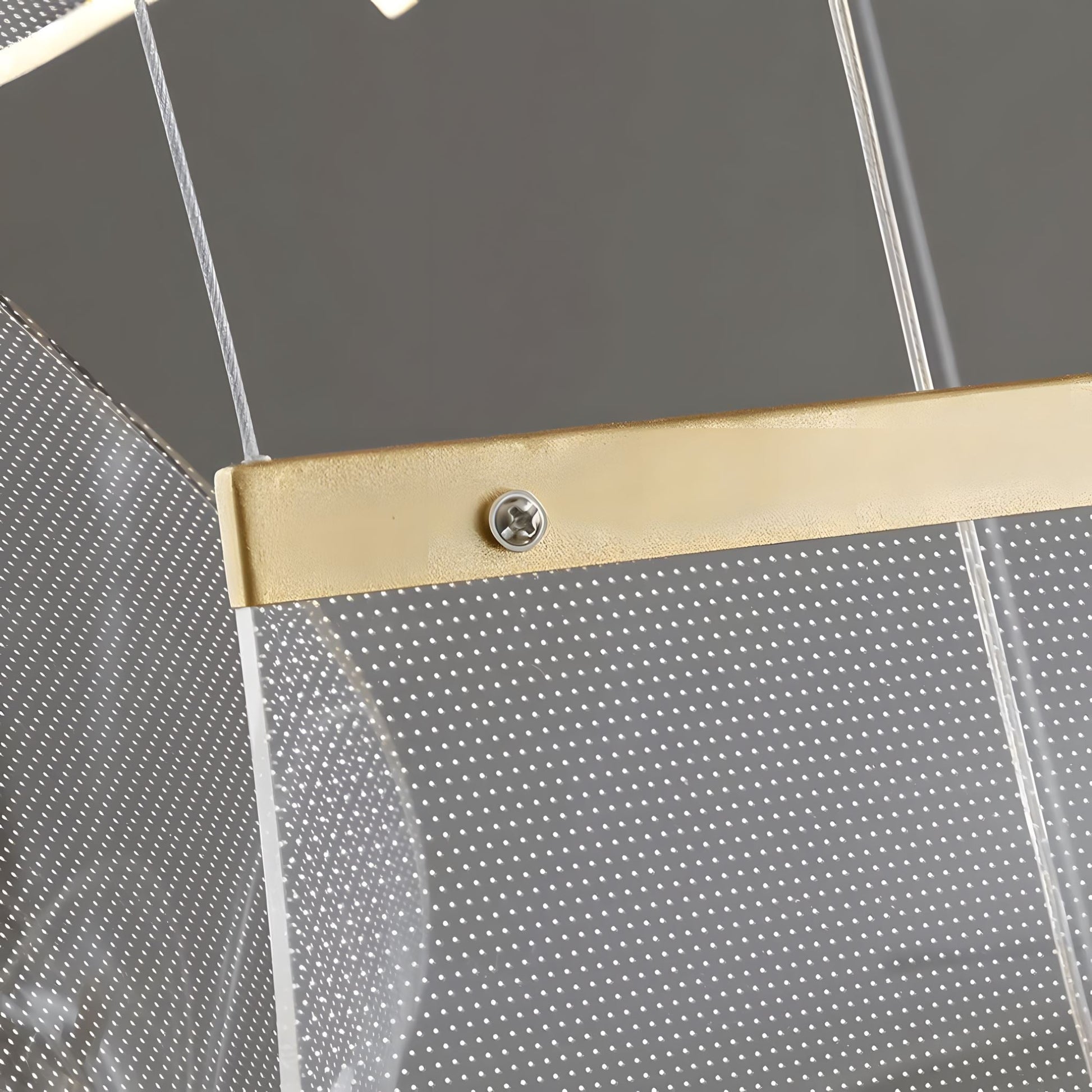 Contemporary Acrylic Panel LED Chandelier – image 23