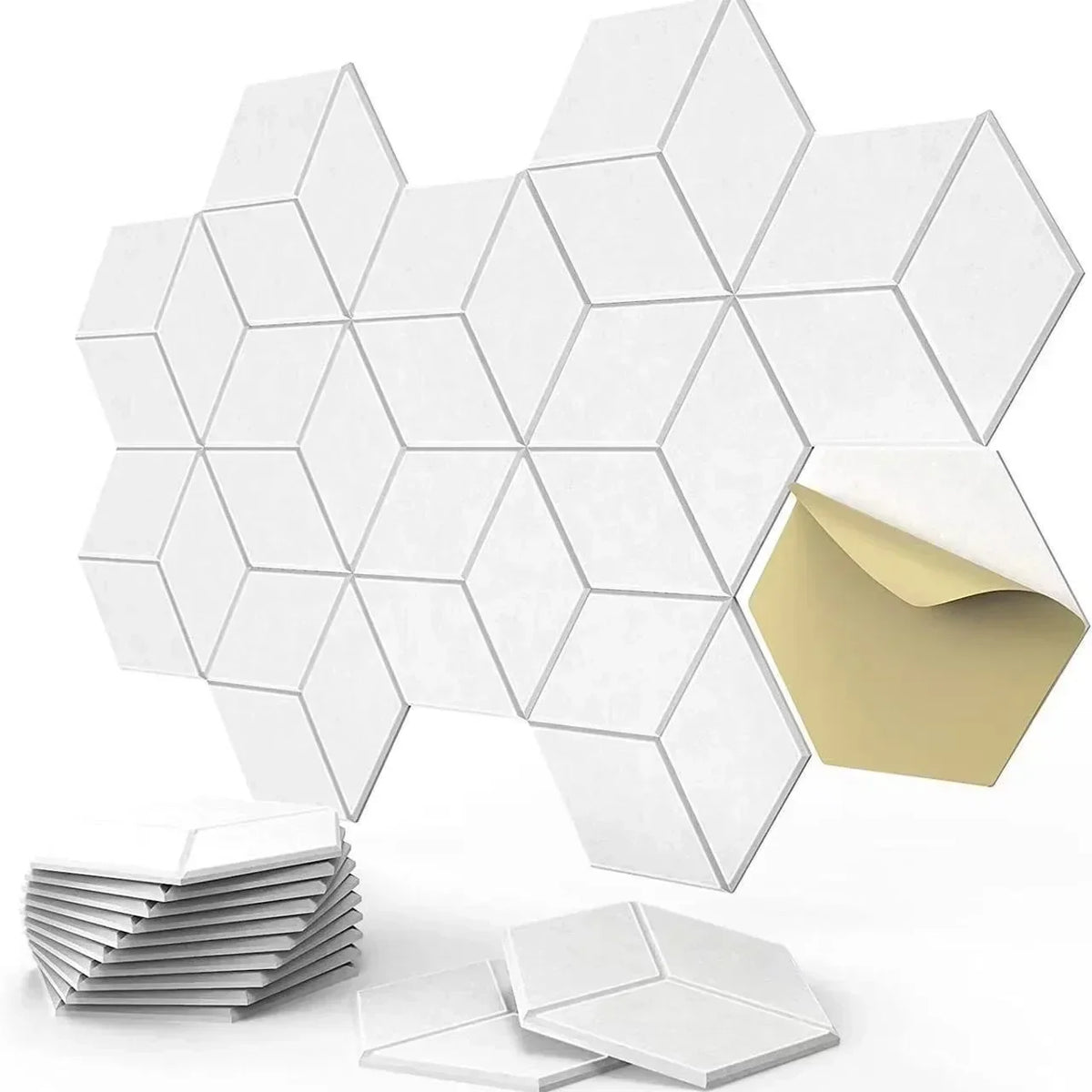 Y-Type Acoustic Panels – 12 Pieces