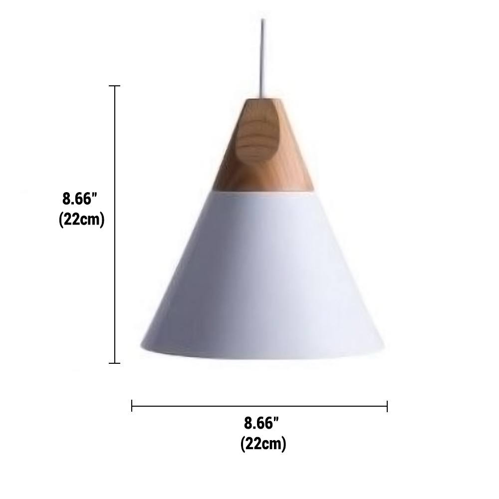 Wooden Pendant Light Minimalist Nordic Ceiling Lamp