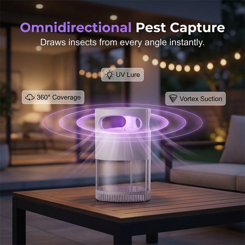 UV insect trap quiet with fan for mosquitoes