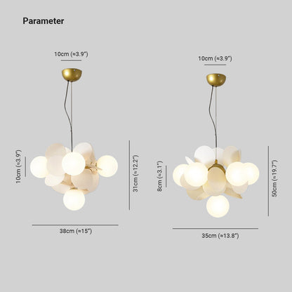 Flower Branch Chandelier Modern Ceiling Light