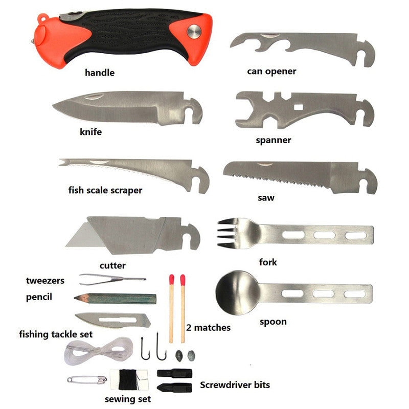Ultimate Outdoor Survival Kit – Multi-Tool Emergency Gear