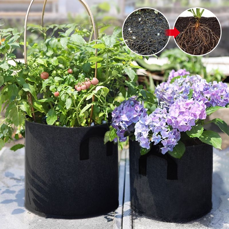 Felt Fabric Planting Bag – Breathable for Healthy Roots