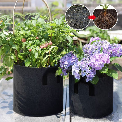 Felt Fabric Planting Bag – Breathable for Healthy Roots
