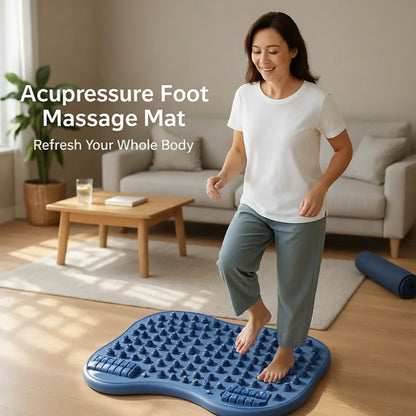Acupressure Foot Massage Mat for Pain Relief & Circulation