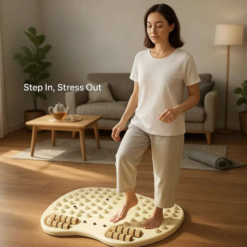 Acupressure Foot Massage Mat for Pain Relief & Circulation