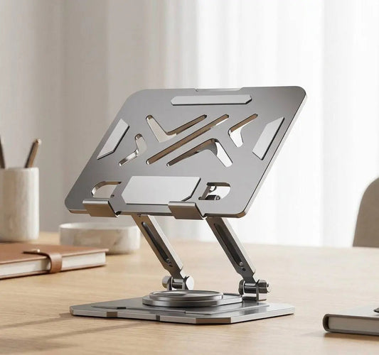 Adjustable Aluminium Laptop Stand with 360° Rotation 1