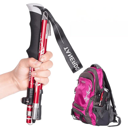 Foldable Lightweight Aluminum Hiking Poles – Trekking Sticks