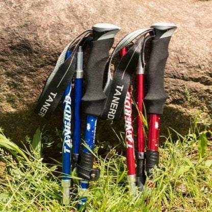 Foldable Lightweight Aluminum Hiking Poles – Trekking Sticks