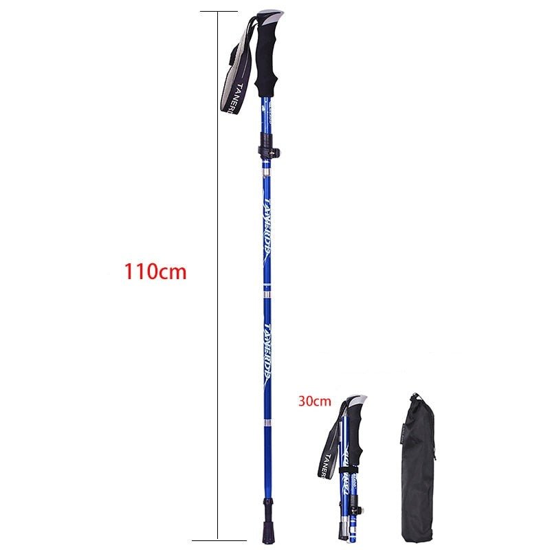 Foldable Lightweight Aluminum Hiking Poles – Trekking Sticks