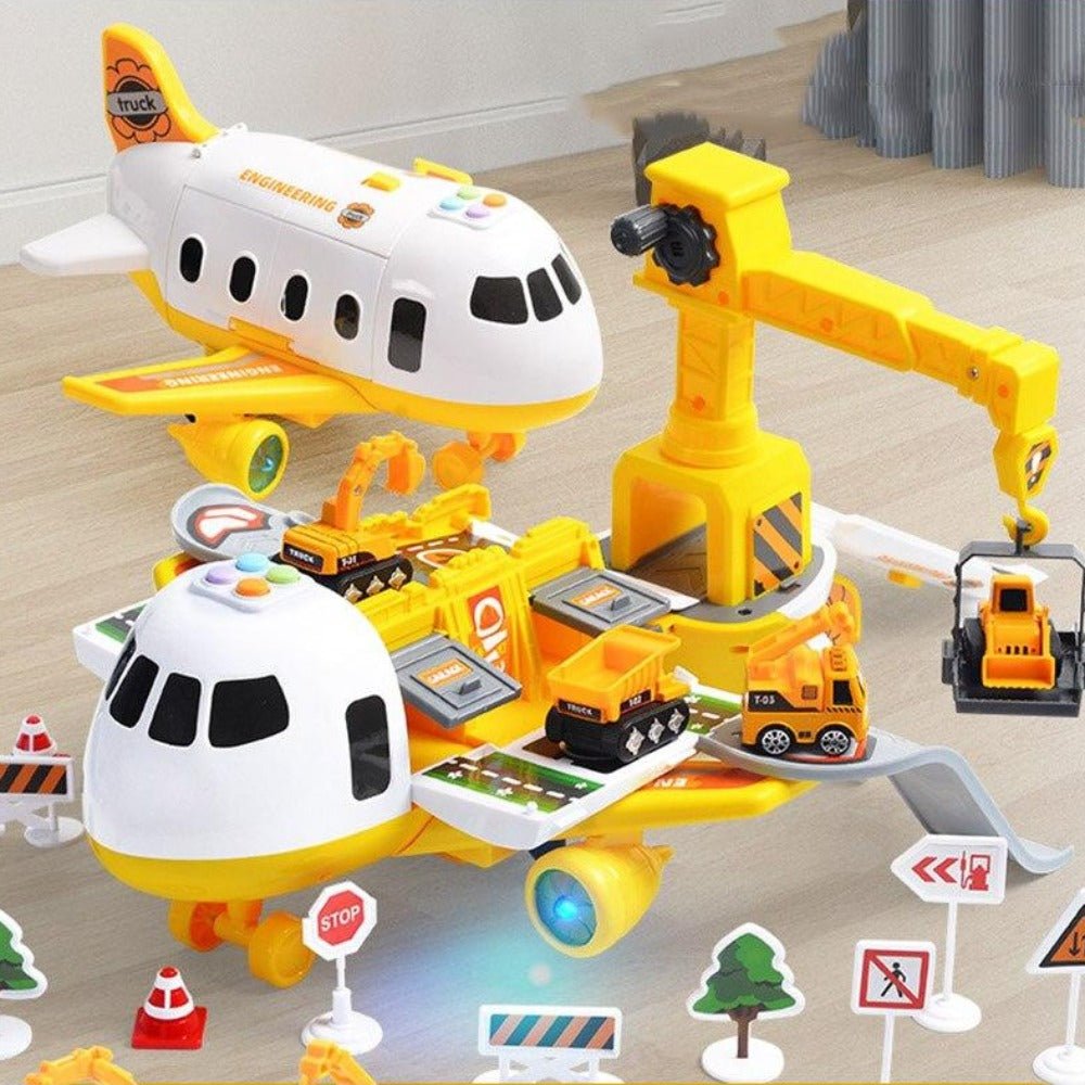 Airplane & Vehicle Toy Set – Educational Kids Toys