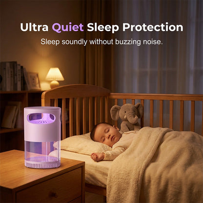 UV insect trap quiet with fan for mosquitoes