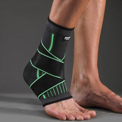 Ankle Support Sleeve with Bandage – Compression Brace