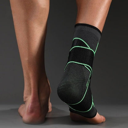 Ankle Support Sleeve with Bandage – Compression Brace