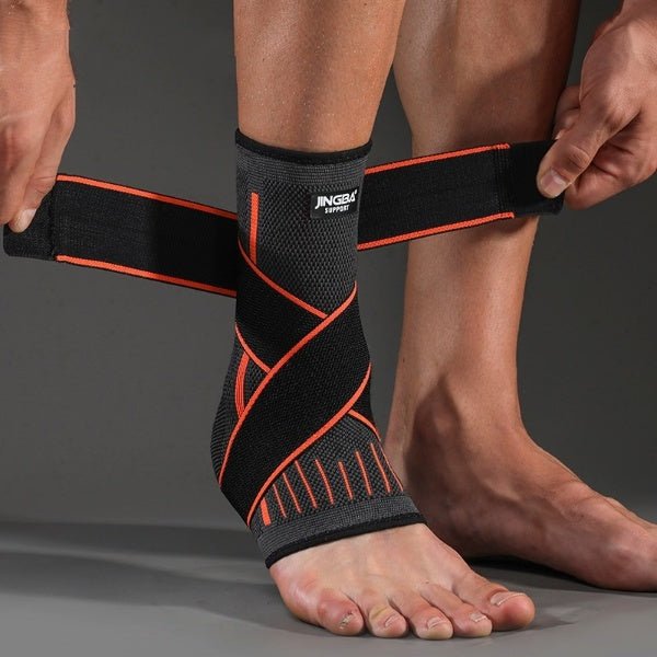 Ankle Support Sleeve with Bandage – Compression Brace