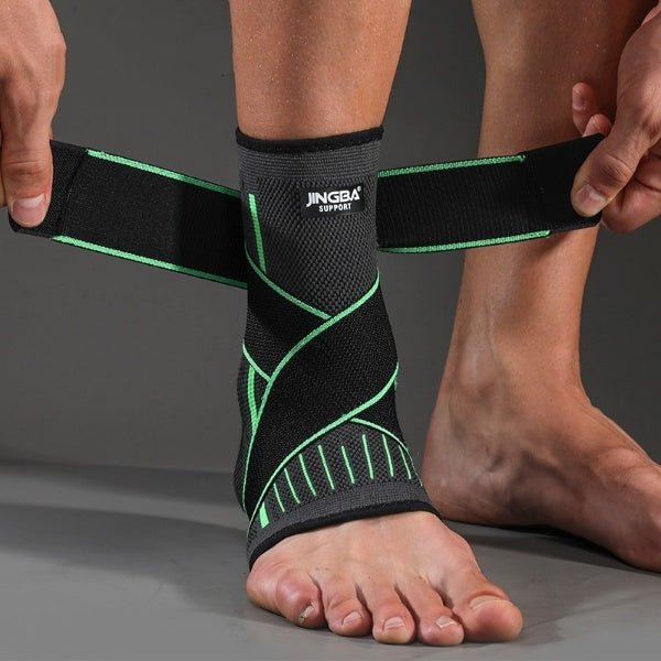 Ankle Support Sleeve with Bandage – Compression Brace