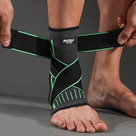 Ankle Support Sleeve with Bandage – Compression Brace