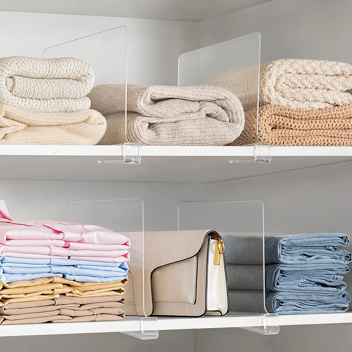Clear Shelf Separators