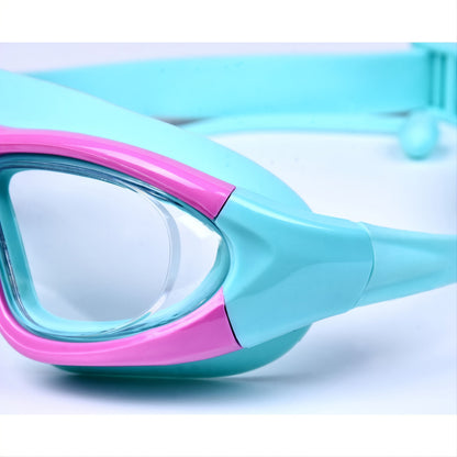 Children's swimming goggles with large frame – anti-fog