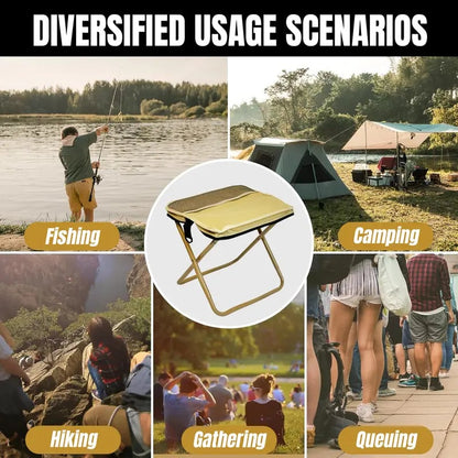 Ultra-Light Folding Stool – Heavy Duty 265 lb Capacity