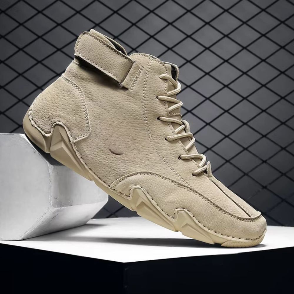 Men’s Waterproof Ankle Hiking Boots – Outdoor Work Shoes