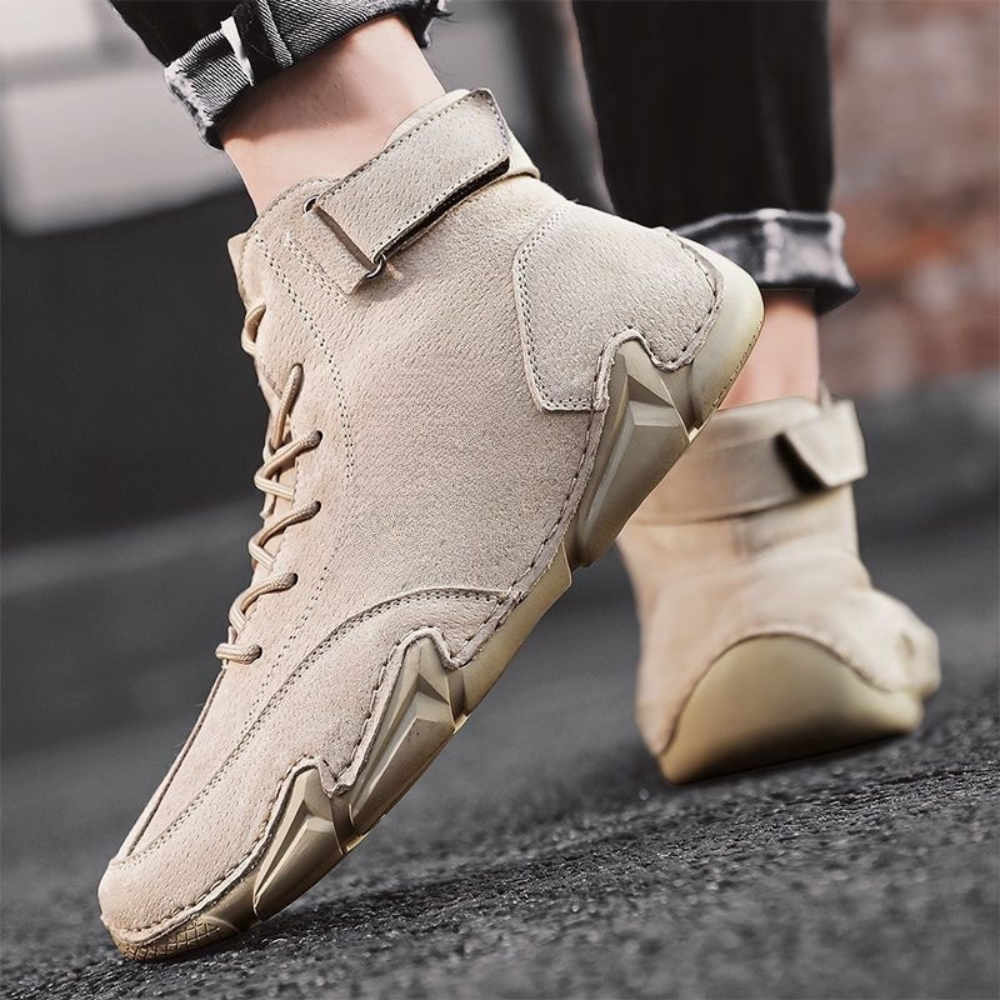 Men’s Waterproof Ankle Hiking Boots – Outdoor Work Shoes