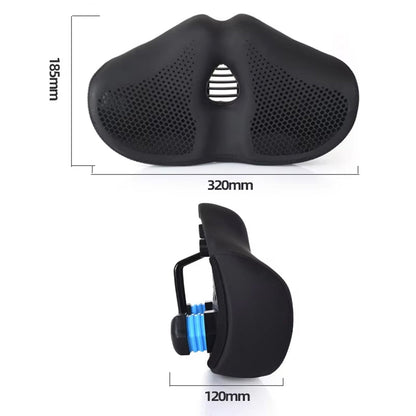 BiekoLux Oversized Noseless Bike Seat for Men - UK Comfort Bicycle Saddle