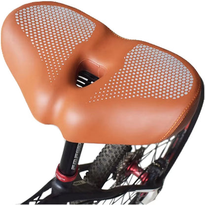 BiekoLux Oversized Noseless Bike Seat for Men - UK Comfort Bicycle Saddle