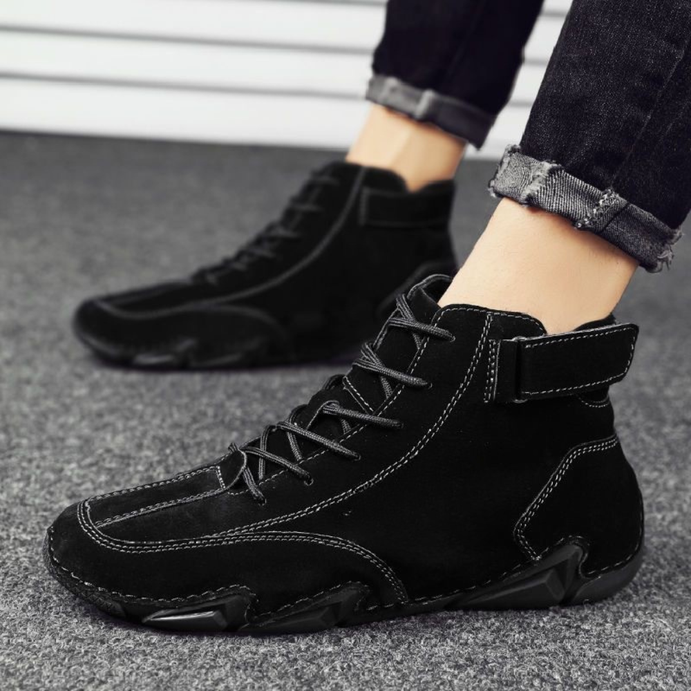 Men’s Waterproof Ankle Hiking Boots – Outdoor Work Shoes