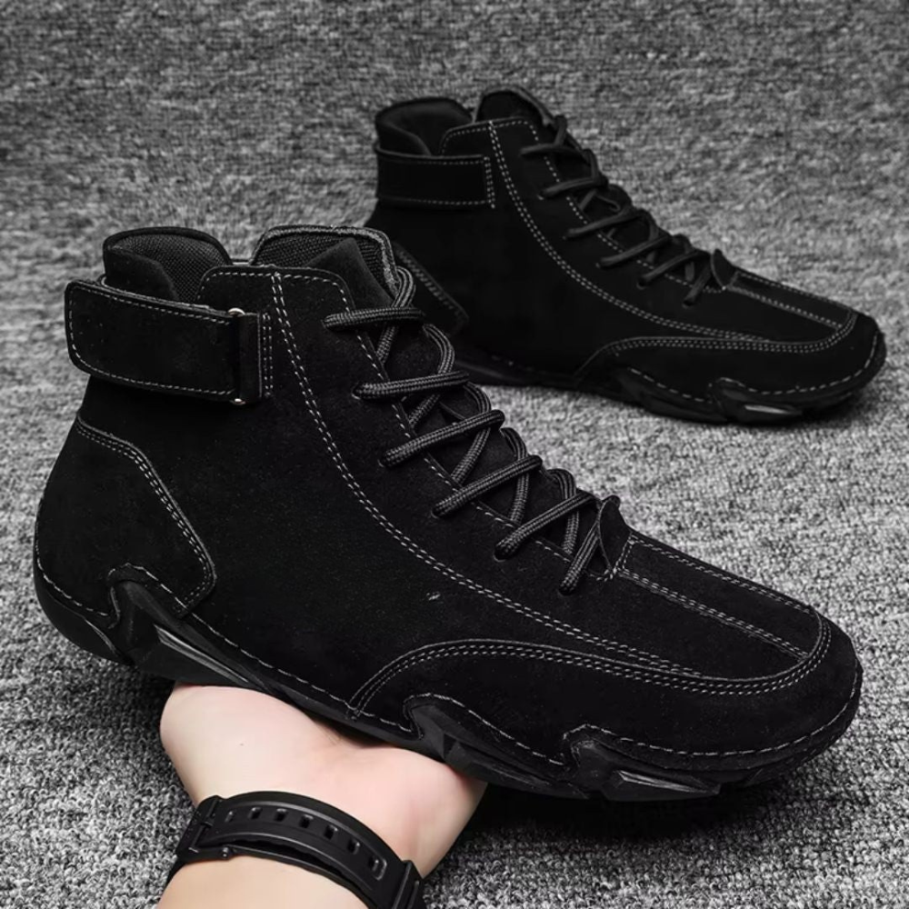Men’s Waterproof Ankle Hiking Boots – Outdoor Work Shoes