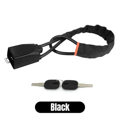 Universal Steering Wheel Lock with Seat Belt Security