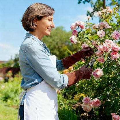 Thorn-Resistant Leather Gardening Gloves