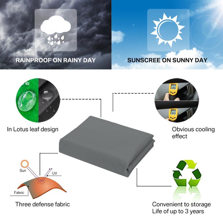 Triangle sun sail HDPE – Weatherproof with 90% UV protection