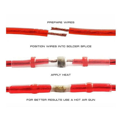 Waterproof Solder Seal Wire Connectors – Heat-Shrink Electrical Sleeves – image 3