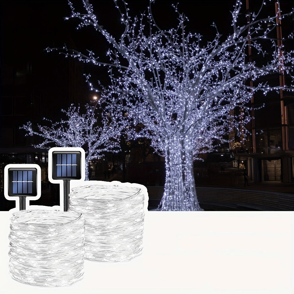300LED Solar Fairy String Lights – 104ft Outdoor Decor
