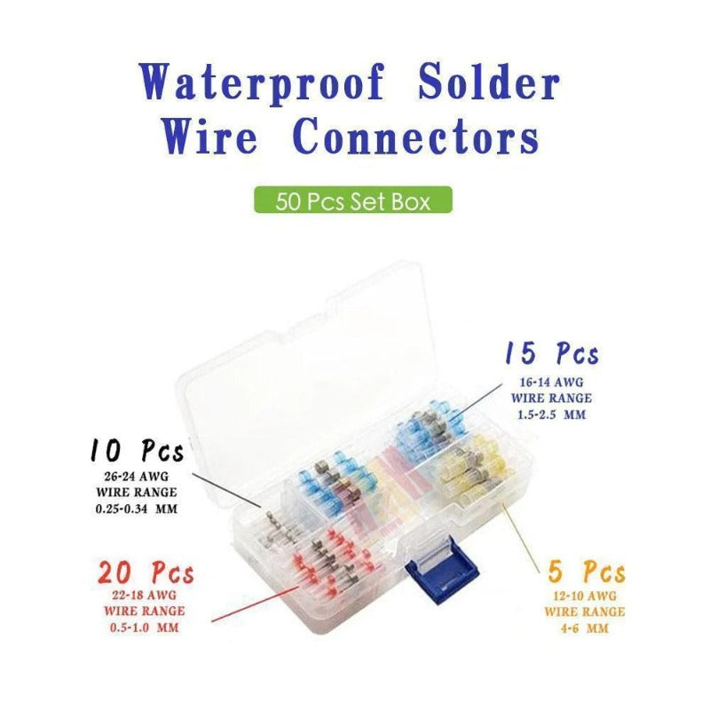 Waterproof Solder Seal Wire Connectors – Heat-Shrink Electrical Sleeves – image 7