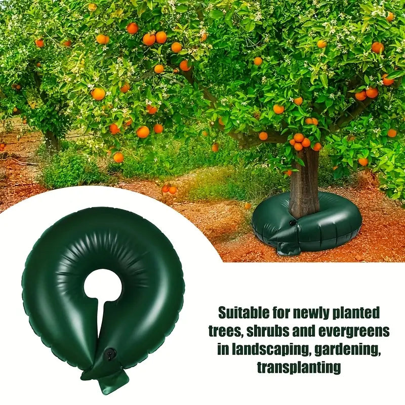 Inflatable tree watering for healthy trees
