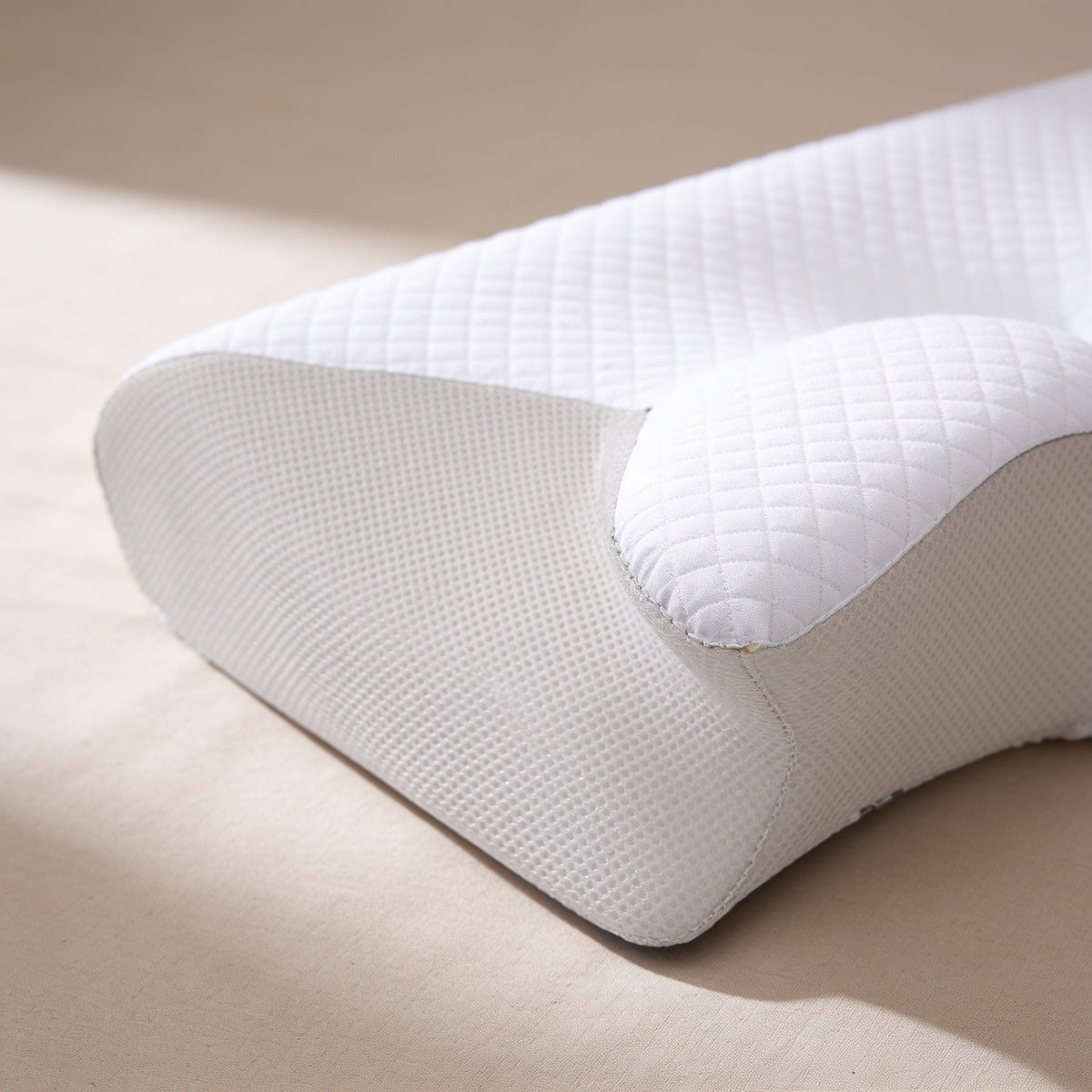 Butterfly Memory Foam Neck Pillow with Two Heights